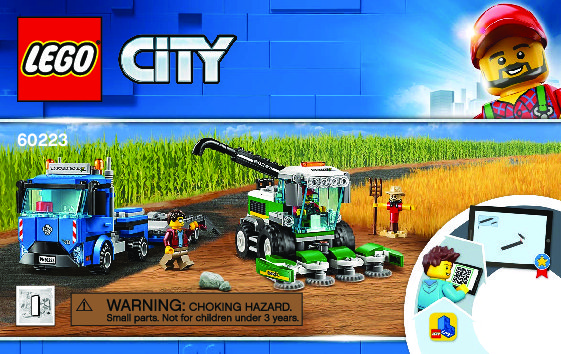 Bauanleitungen LEGO - 60223 - Harvester Transport: Page 1