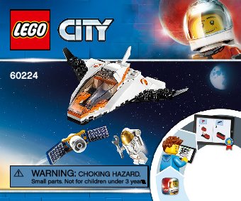 Bauanleitungen LEGO - 60224 - Satellite Service Mission: Page 1