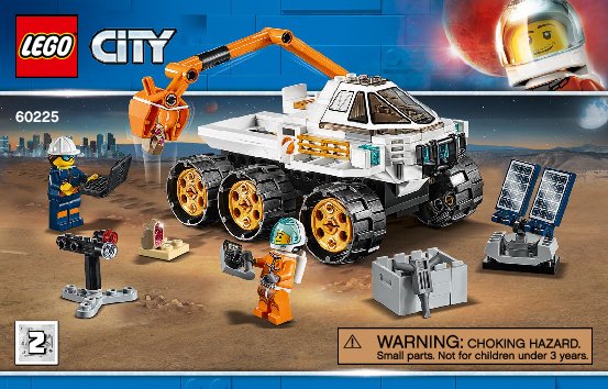 Bauanleitungen LEGO - 60225 - Rover Testing Drive: Page 1