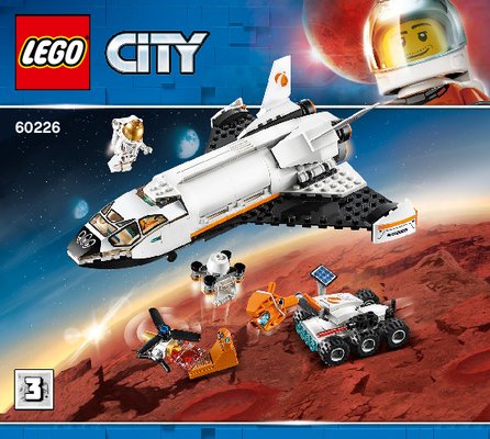 Bauanleitungen LEGO - 60226 - Mars Research Shuttle: Page 1