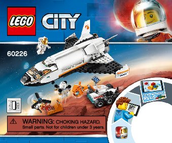 Bauanleitungen LEGO - 60226 - Mars Research Shuttle: Page 1