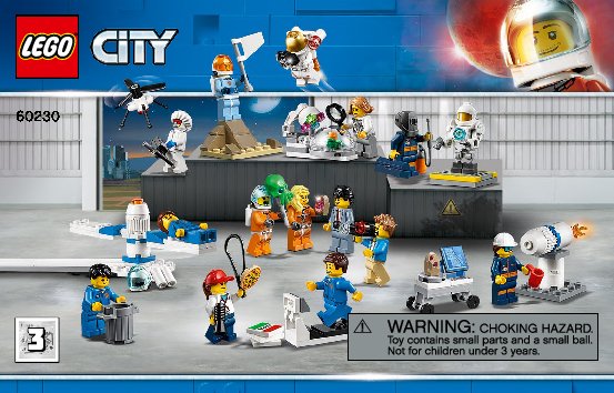 Bauanleitungen LEGO - 60230 - People Pack - Space Research and Develop: Page 1