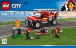 Bauanleitungen LEGO - 60231 - Fire Chief Response Truck: Page 1