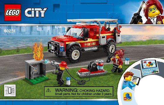 Bauanleitungen LEGO - 60231 - Fire Chief Response Truck: Page 1