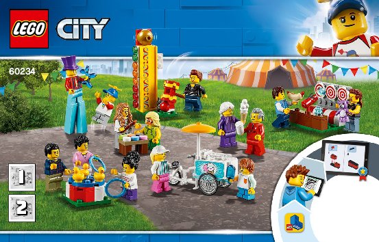 Bauanleitungen LEGO - 60234 - People Pack - Fun Fair: Page 1