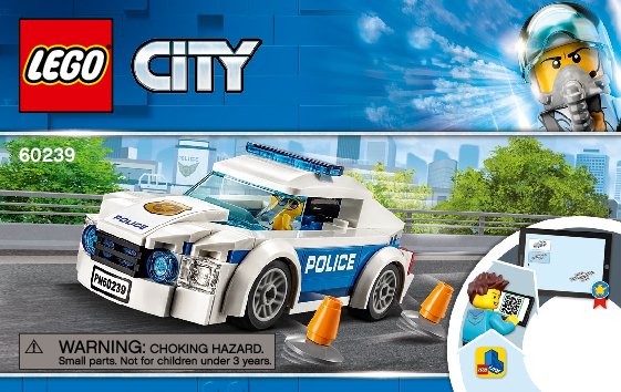 Bauanleitungen LEGO - 60239 - Police Patrol Car: Page 1