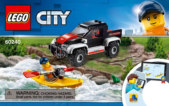 Bauanleitungen LEGO - 60240 - Kayak Adventure: Page 1