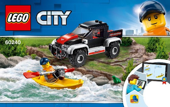 Bauanleitungen LEGO - 60240 - Kayak Adventure: Page 1