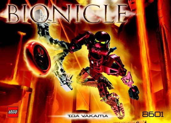 Bauanleitungen LEGO - 65409 - Bionicle Toa Metru 8601+8604+8613: Page 1