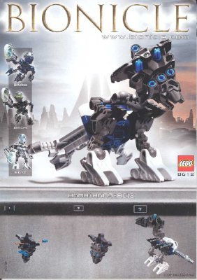 Bauanleitungen LEGO - 65416 - Bionicle Matoran 8609/8612: Page 1