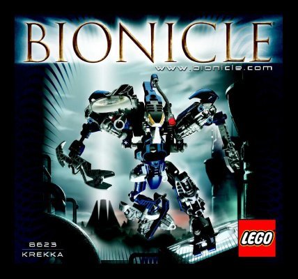 Bauanleitungen LEGO - 65574 - Bionicle Krekka + DVD: Page 1