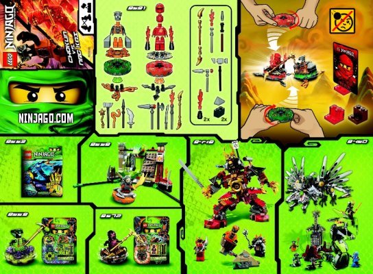 Bauanleitungen LEGO - 66444 - Costco Ninjago co-pack: Page 1