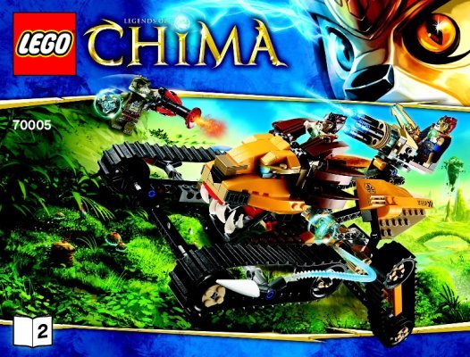 Bauanleitungen LEGO - 66474 - LEGO Chima Super Pack: Page 1