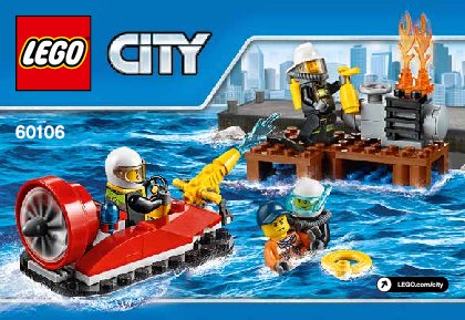 Bauanleitungen LEGO - 66541 - CITY Fire Value Pack: Page 1