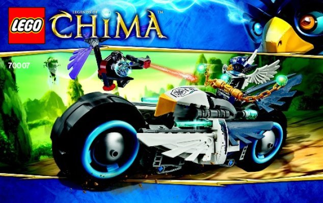 Bauanleitungen LEGO - Legends of Chima - 70007 - Eglors Power-Bike: Page 1