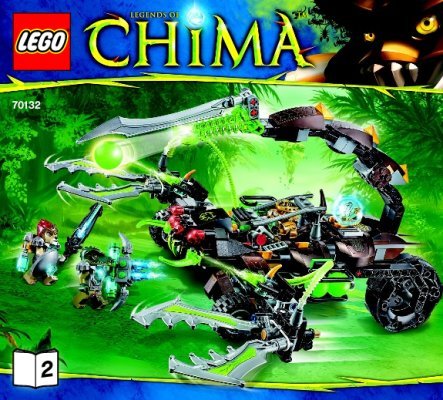 Bauanleitungen LEGO - Legends of Chima - 70132 - Scorms Skorpionstachel: Page 1