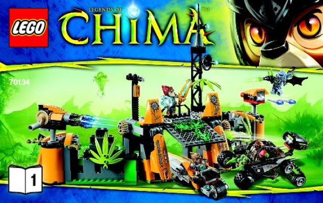 Bauanleitungen LEGO - Legends of Chima - 70134 - Lavertus Lagerversteck: Page 1