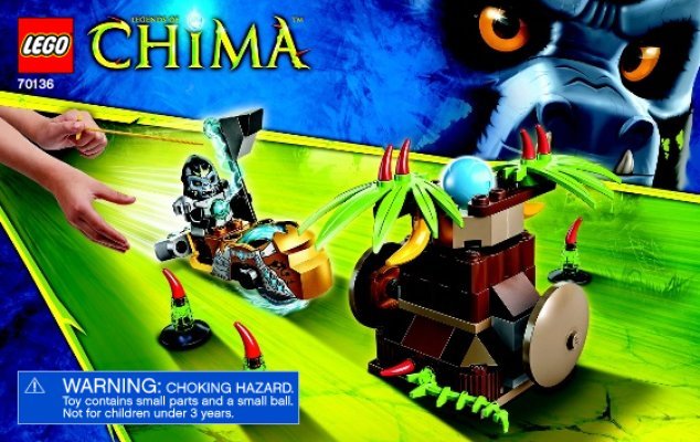 Bauanleitungen LEGO - Legends of Chima - 70136 - Banana-Power: Page 1