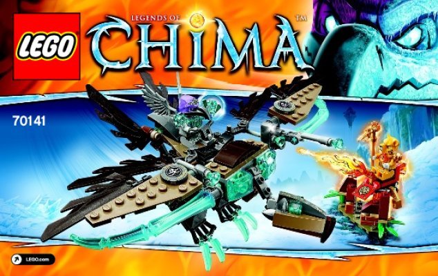 Bauanleitungen LEGO - Legends of Chima - 70141 - Vardys Eis-Gleiter: Page 1