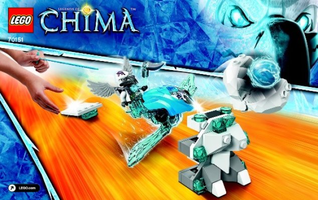 Bauanleitungen LEGO - Legends of Chima - 70151 - Eis-Stachel: Page 1