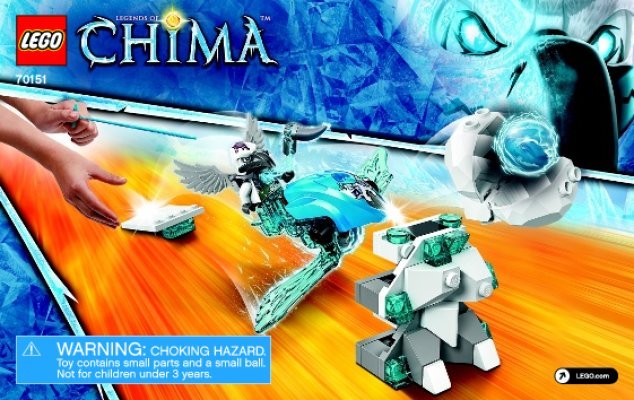 Bauanleitungen LEGO - Legends of Chima - 70151 - Eis-Stachel: Page 1