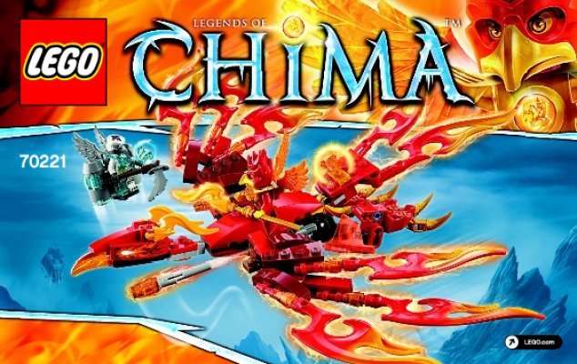 Bauanleitungen LEGO - Legends of Chima - 70221 - Flinx' Ultimativer Phönix: Page 1