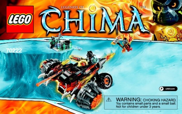 Bauanleitungen LEGO - Legends of Chima - 70222 - Tormaks Schattenwerfer: Page 1