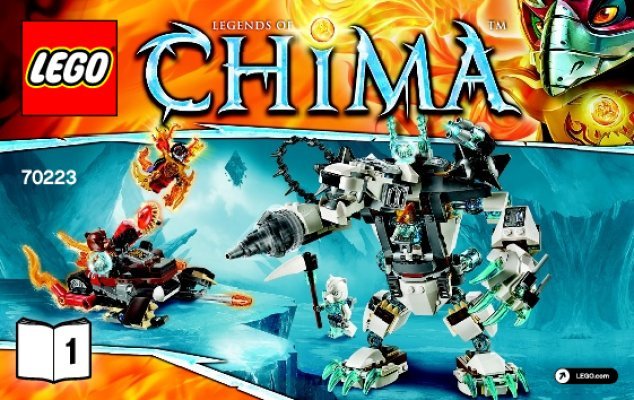 Bauanleitungen LEGO - Legends of Chima - 70223 - Icebites Eisbär-Mech: Page 1