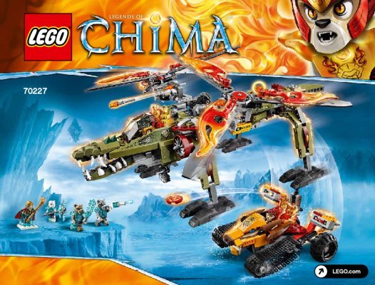 Bauanleitungen LEGO - Legends of Chima - 70227 - König Crominus' Rettung: Page 1