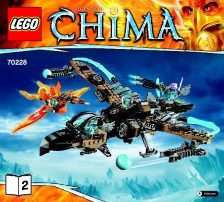 Bauanleitungen LEGO - Legends of Chima - 70228 - Vultrix' Himmelsplünderer: Page 1