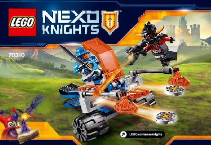 Bauanleitungen LEGO - NEXO KNIGHTS - 70310 - Knighton Scheiben-Werfer: Page 1