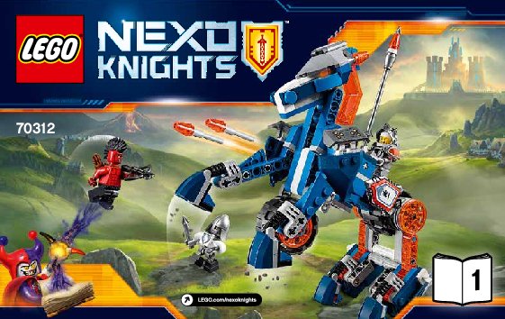 Bauanleitungen LEGO - NEXO KNIGHTS - 70312 - Lances Robo-Pferd: Page 1