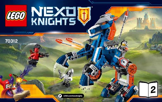 Bauanleitungen LEGO - NEXO KNIGHTS - 70312 - Lances Robo-Pferd: Page 1