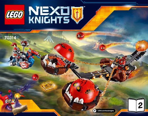 Bauanleitungen LEGO - NEXO KNIGHTS - 70314 - Chaos-Kutsche des Monster-Meisters: Page 1