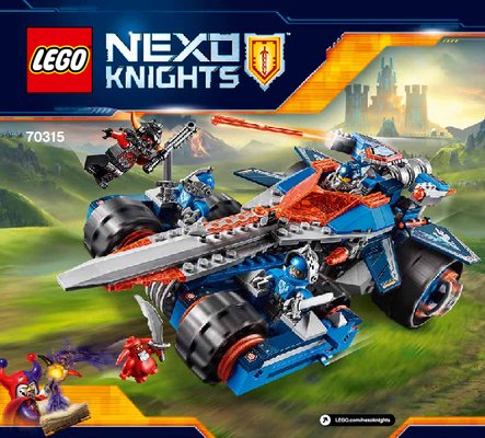 Bauanleitungen LEGO - NEXO KNIGHTS - 70315 - Clays Klingen-Cruiser: Page 1