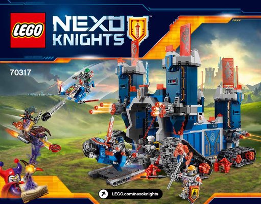 Bauanleitungen LEGO - NEXO KNIGHTS - 70317 - Fortrex – Die rollende Festung: Page 1