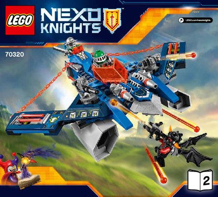 Bauanleitungen LEGO - NEXO KNIGHTS - 70320 - Aarons Aero-Flieger V2: Page 1