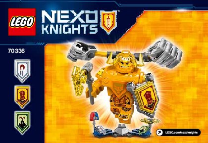 Bauanleitungen LEGO - NEXO KNIGHTS - 70336 - Ultimativer Axl: Page 1