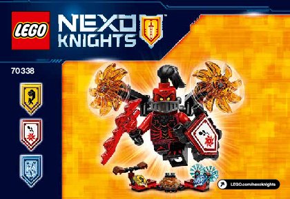 Bauanleitungen LEGO - NEXO KNIGHTS - 70338 - Ultimativer General Magmar: Page 1