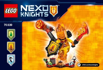 Bauanleitungen LEGO - NEXO KNIGHTS - 70339 - Ultimativer Flama: Page 1