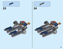 Bauanleitungen LEGO - NEXO KNIGHTS - 70348 - Lances Doppellanzen-Cruiser: Page 35