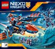 Bauanleitungen LEGO - NEXO KNIGHTS - 70351 - Clays Blaster-Falke: Page 1