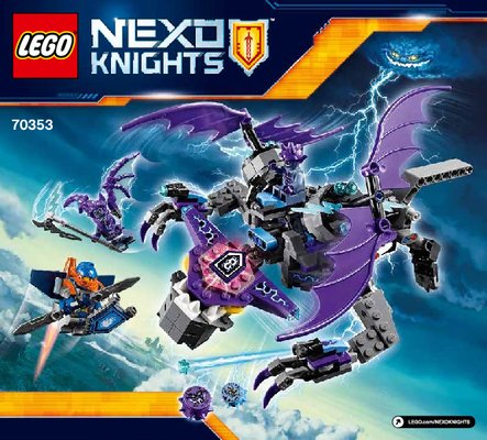 Bauanleitungen LEGO - NEXO KNIGHTS - 70353 - Der Gargoyl-Heli: Page 1