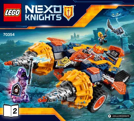 Bauanleitungen LEGO - NEXO KNIGHTS - 70354 - Axls Krawallmacher: Page 1