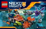 Bauanleitungen LEGO - NEXO KNIGHTS - 70358 - Aarons Flex-Dragster: Page 1