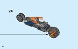 Bauanleitungen LEGO - NEXO KNIGHTS - 70358 - Aarons Flex-Dragster: Page 60