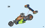 Bauanleitungen LEGO - NEXO KNIGHTS - 70358 - Aarons Flex-Dragster: Page 69