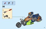 Bauanleitungen LEGO - NEXO KNIGHTS - 70358 - Aarons Flex-Dragster: Page 71