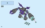 Bauanleitungen LEGO - NEXO KNIGHTS - 70358 - Aarons Flex-Dragster: Page 36