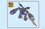 Bauanleitungen LEGO - NEXO KNIGHTS - 70358 - Aarons Flex-Dragster: Page 37